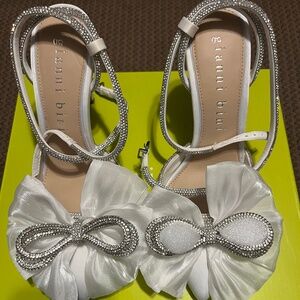 Gianni Bini Rhinestone wedding pumps